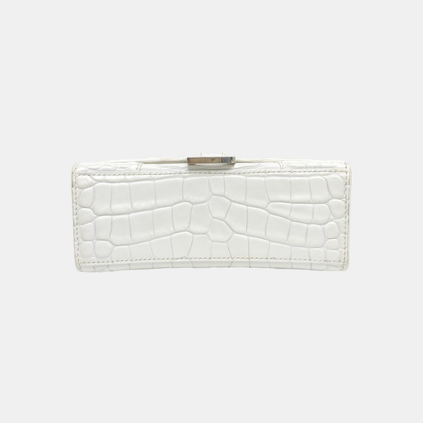 Hourglass Small Calfskin White