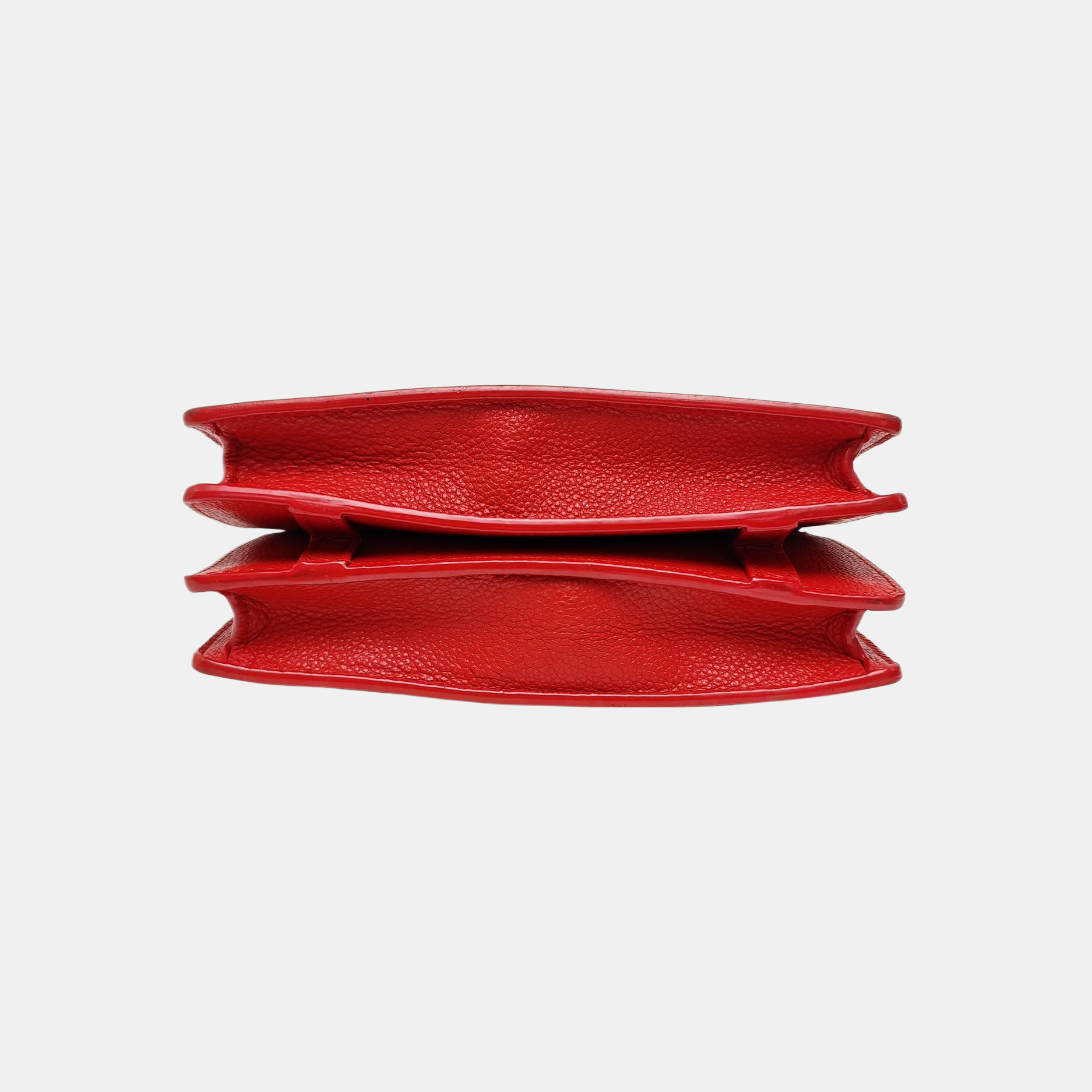 Title Mini Calfskin Red