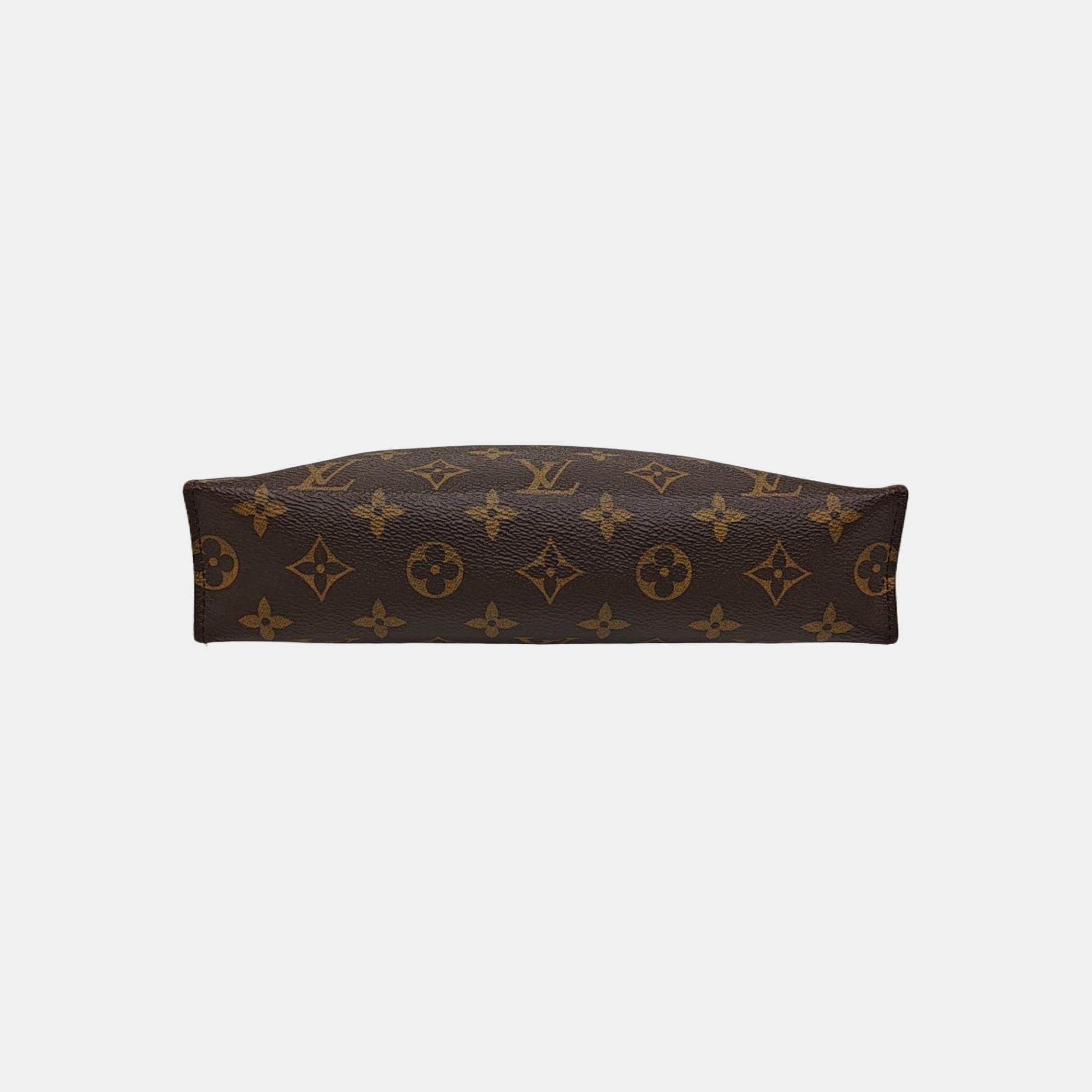 TOILET POCKET 26 Monogram Coated Canvas Brown