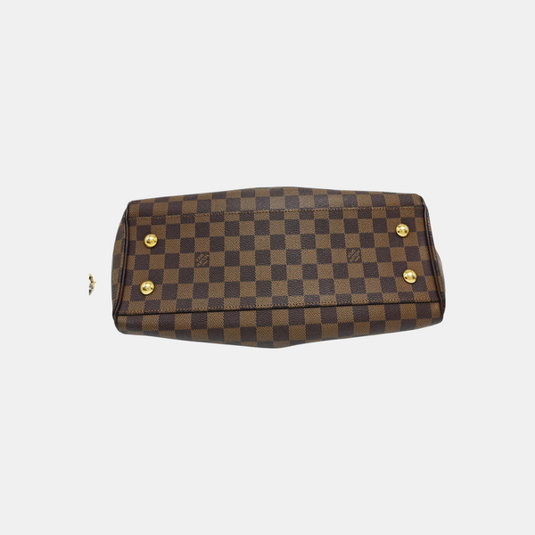 TREVI PM Damier Ebene Coated Canvas Brown