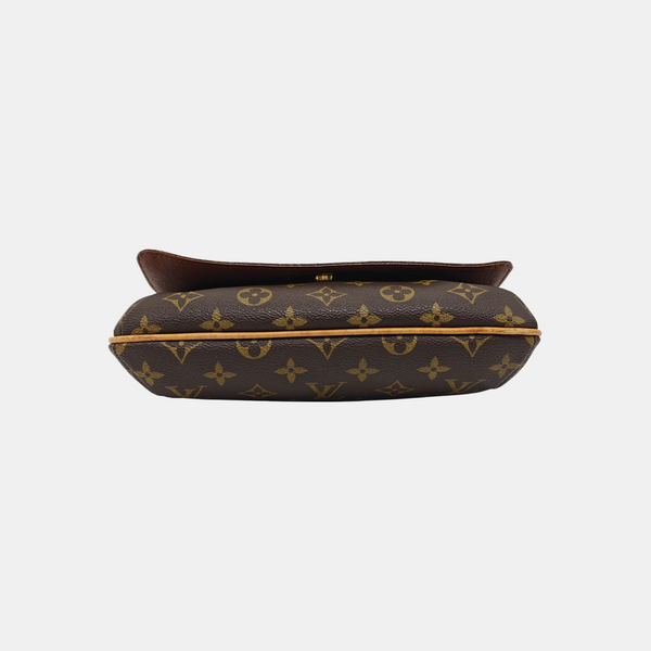 MUSETTE TANGO Monogram Coated Canvas Brown