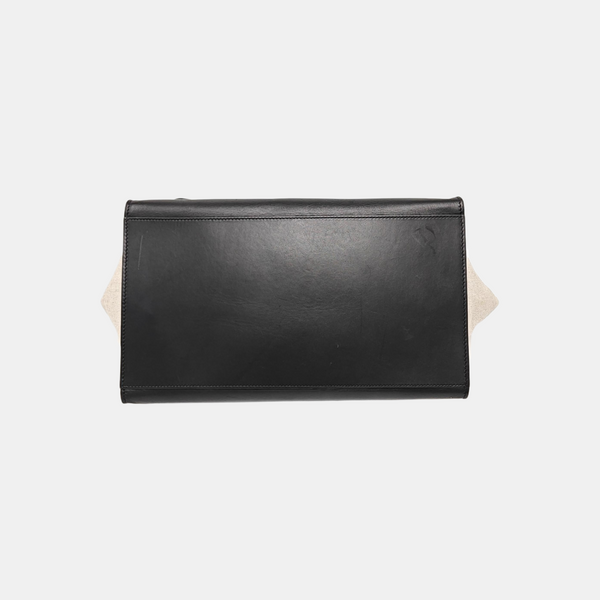 TRAPEZE Medium Calfskin Black