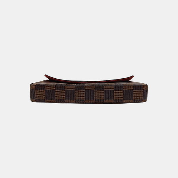 FÉLICIE Damier Ebene Coated Canvas Brown