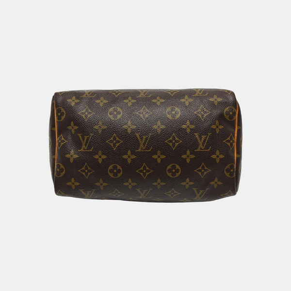 SPEEDY 25 Monogram Coated Canvas Brown