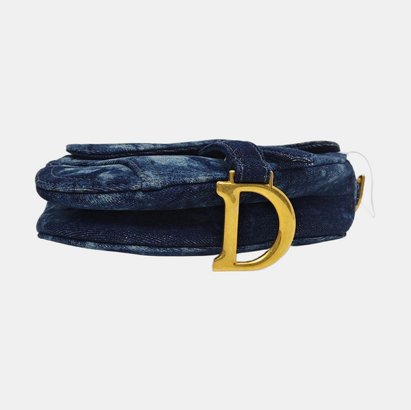 Saddle Mini Canvas Blue