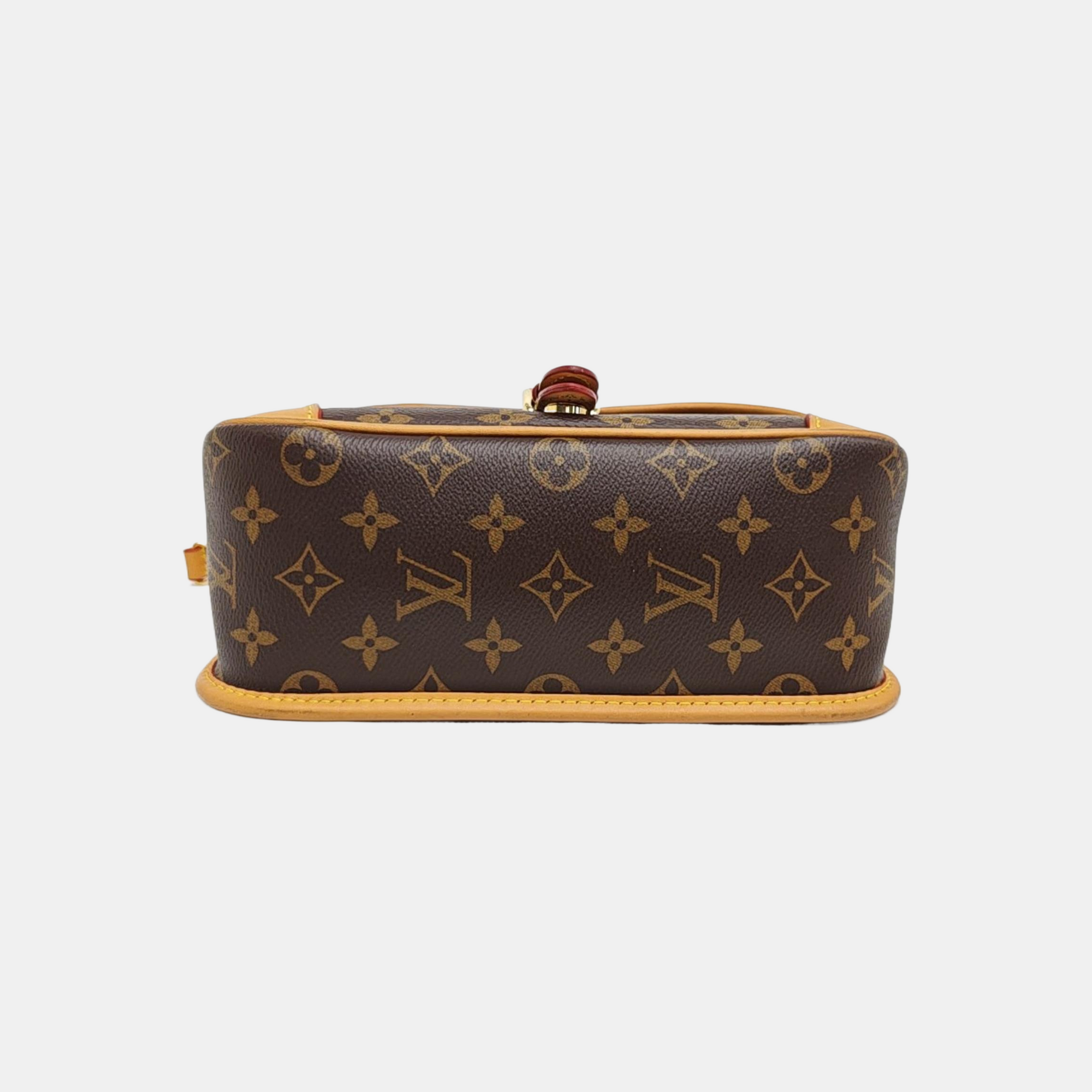 DIANE Monogram Coated Canvas Brown