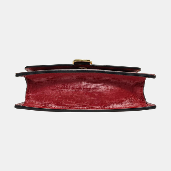 Sylvie Super Mini Calfskin Red