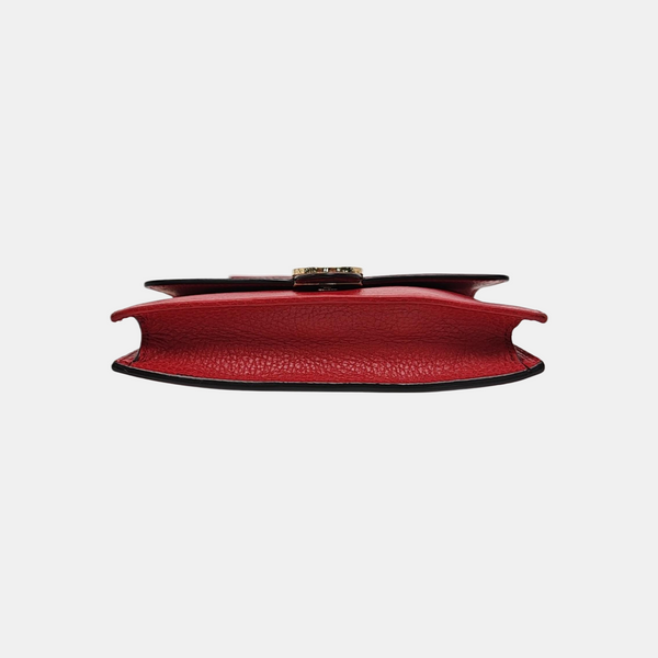 Calfskin Shoulder Bag Red