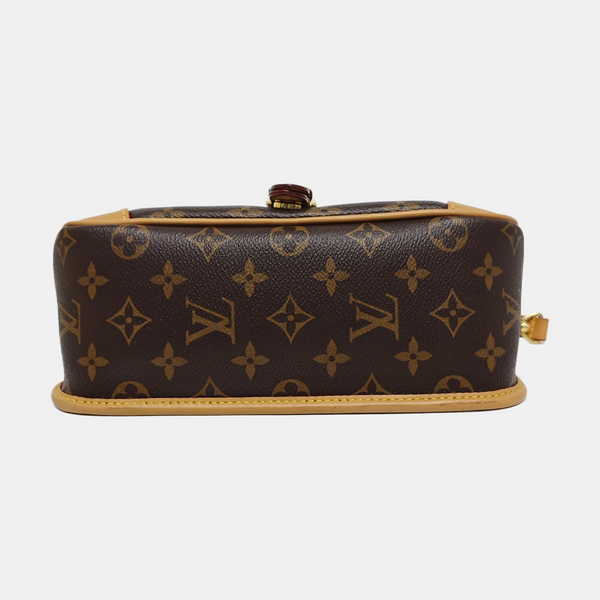 DIANE Monogram Coated Canvas Brown