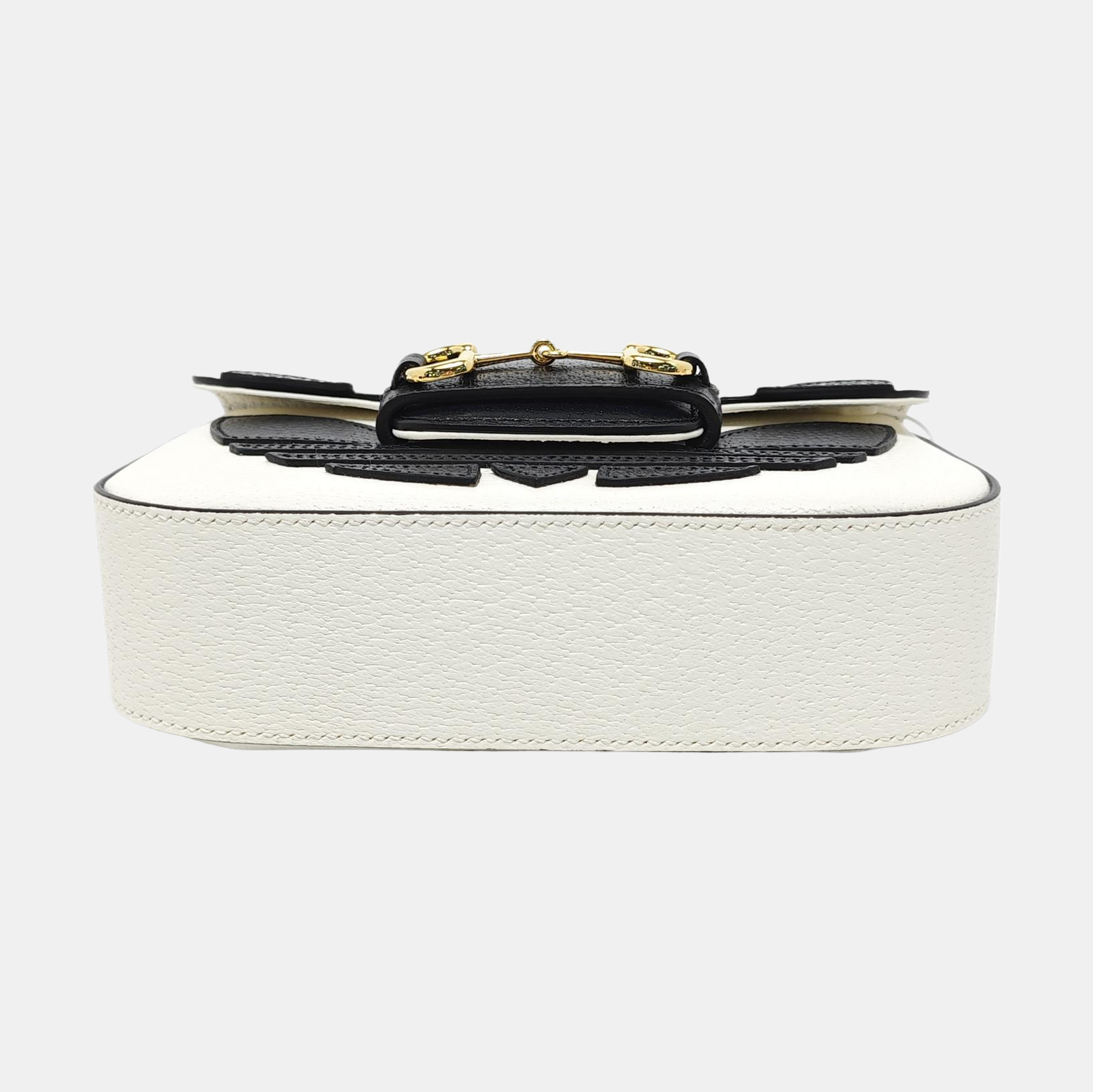 Authenticated pre-owned  Horsebit 1955 Mini Calfskin White - Shoulder Bag at Looply