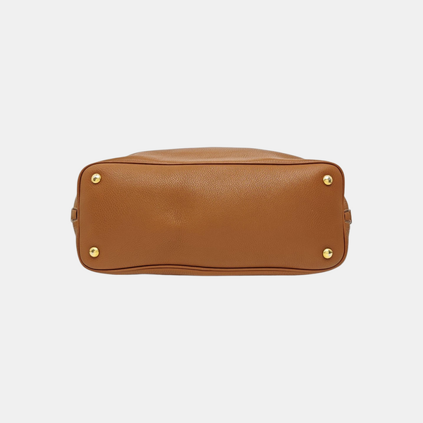 Calfskin Tote Bag Brown