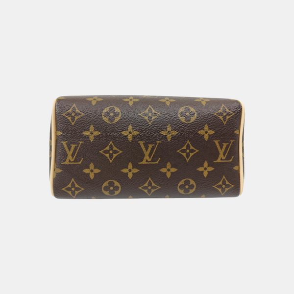 SPEEDY 20 Monogram Coated Canvas Brown