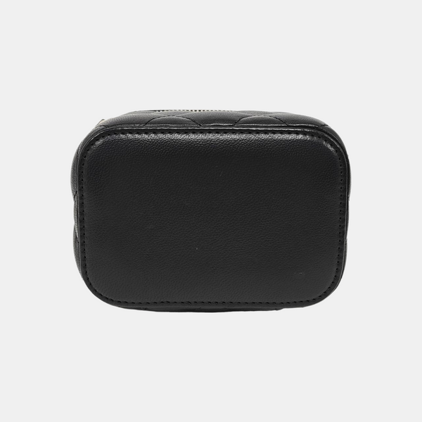 VANITY CASE Mini Quilted Lambskin Black