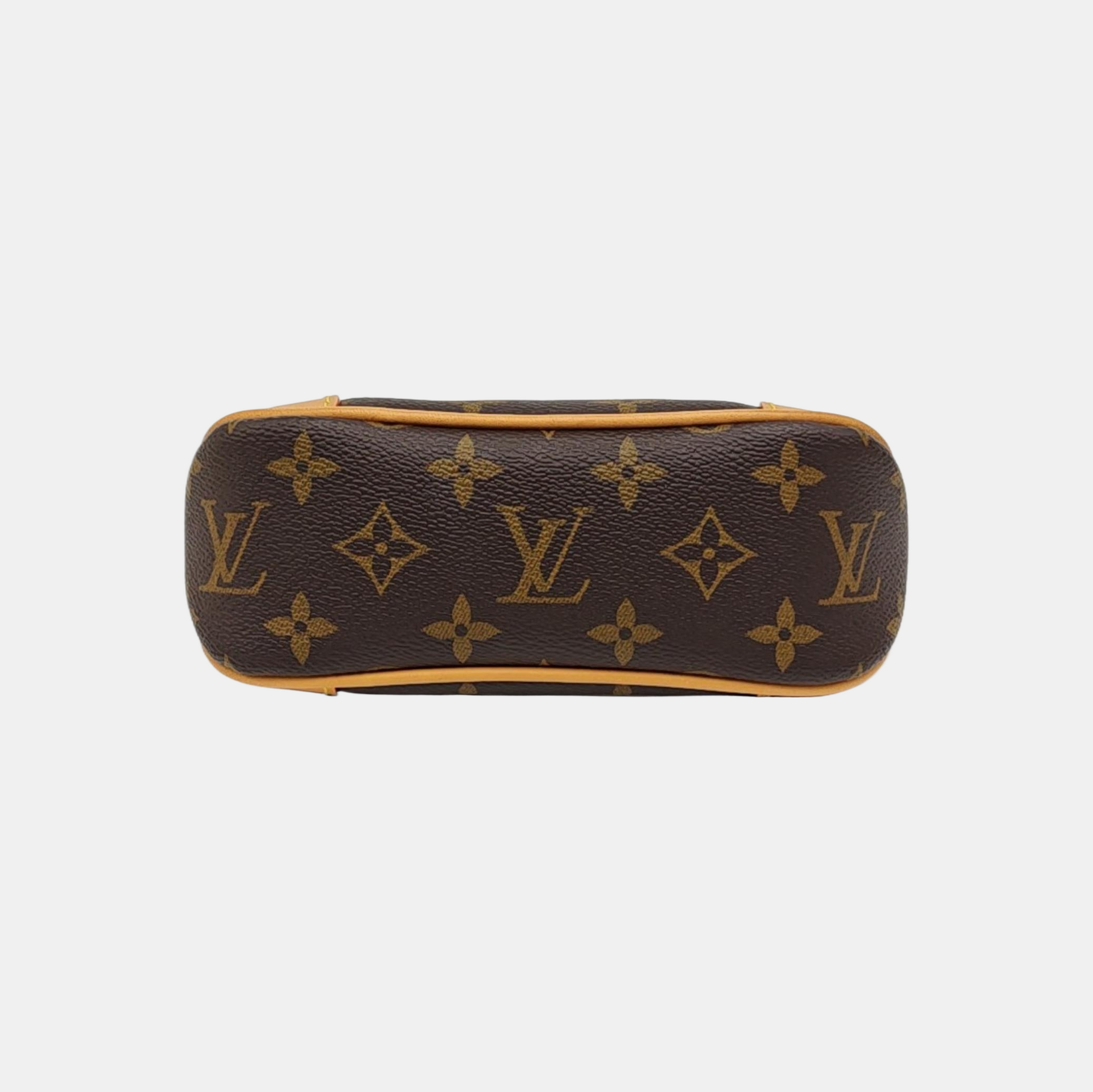 BOULOGNE Nano Monogram Coated Canvas Brown