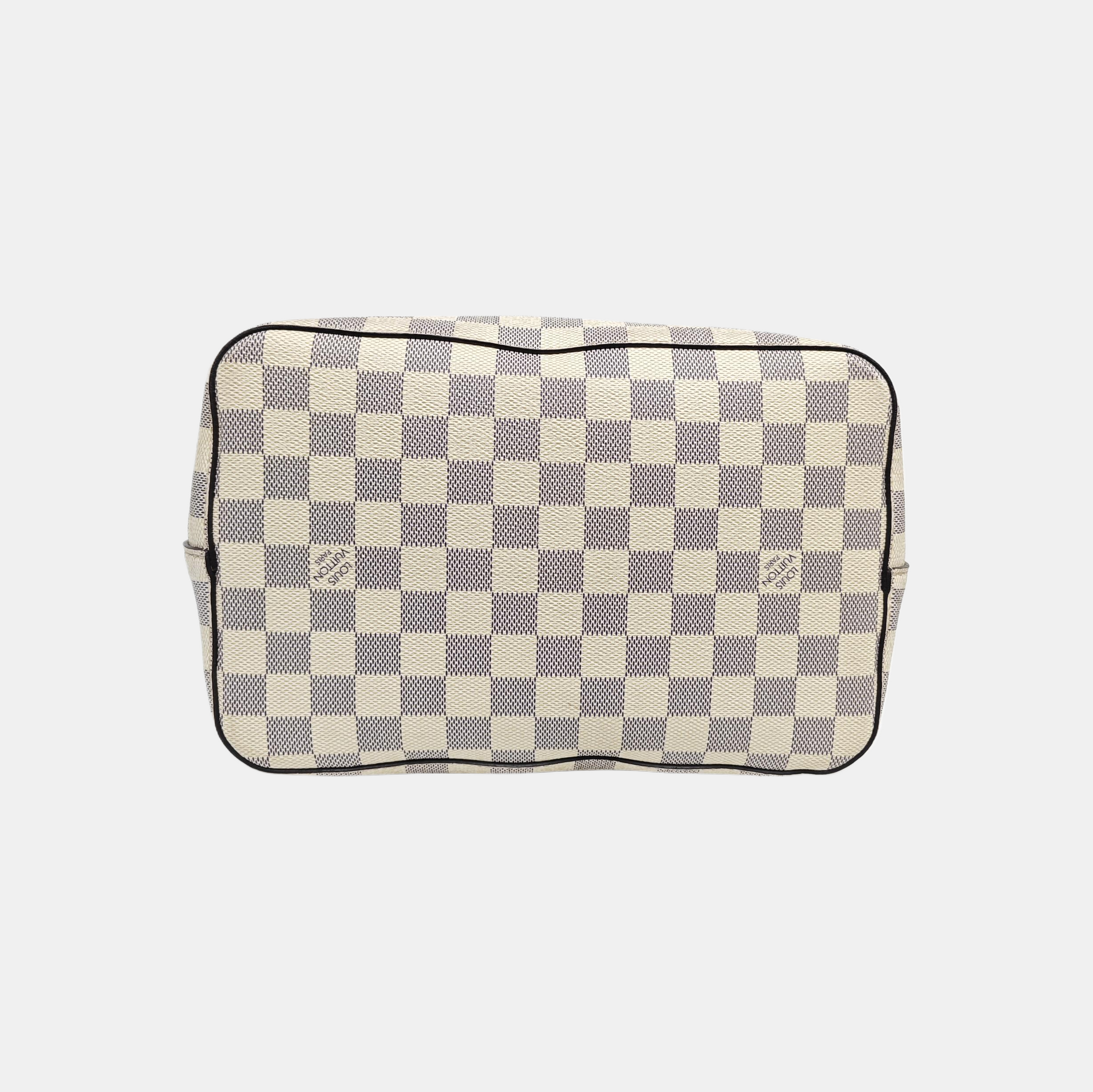 NÉONOÉ MM Damier Azur Coated Canvas White