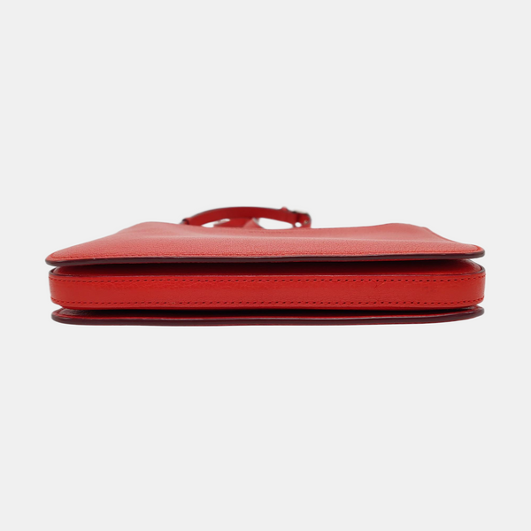 Calfskin Shoulder Bag Red