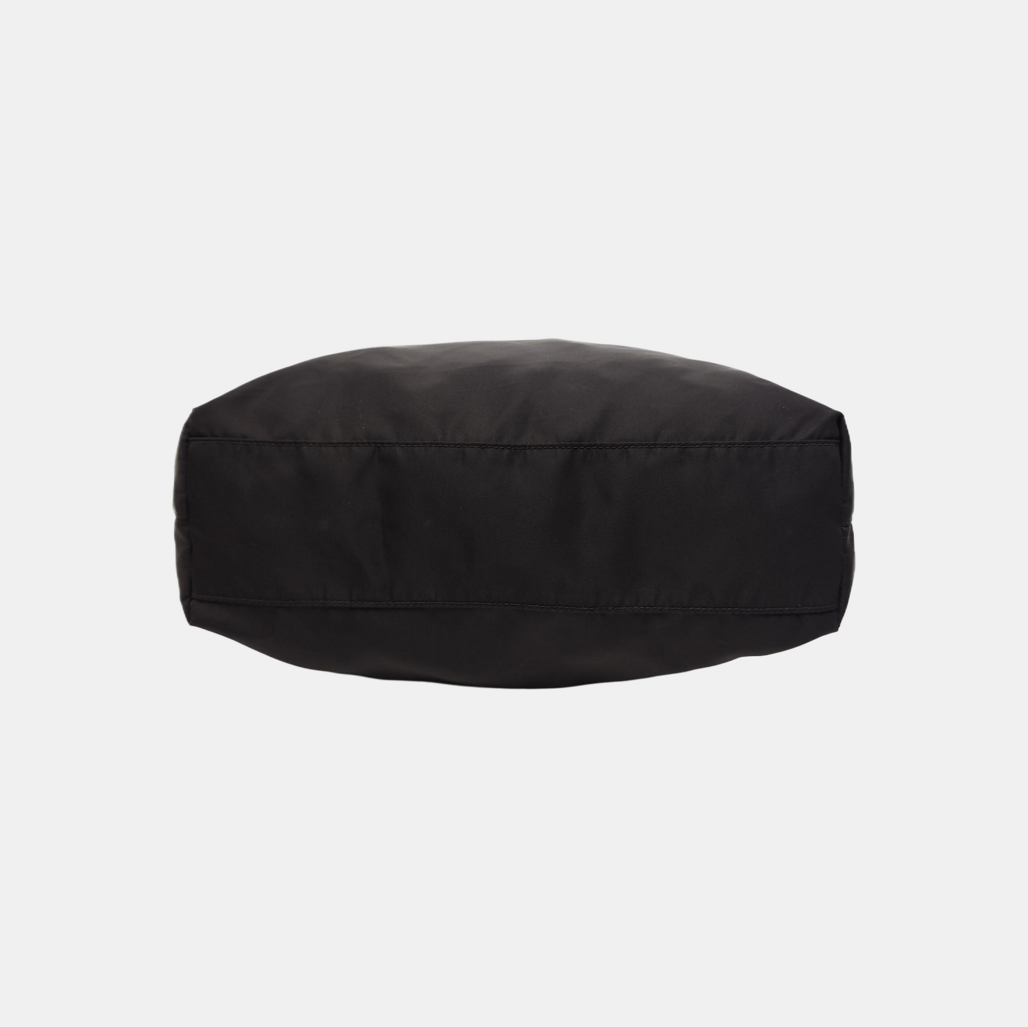 Nylon Shoulder Bag Black