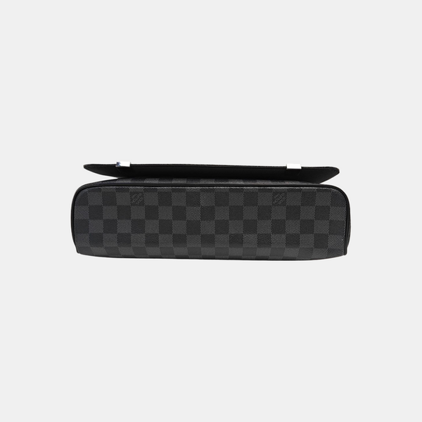 DISTRICT MM Damier Graphite Coated Canvas Gray