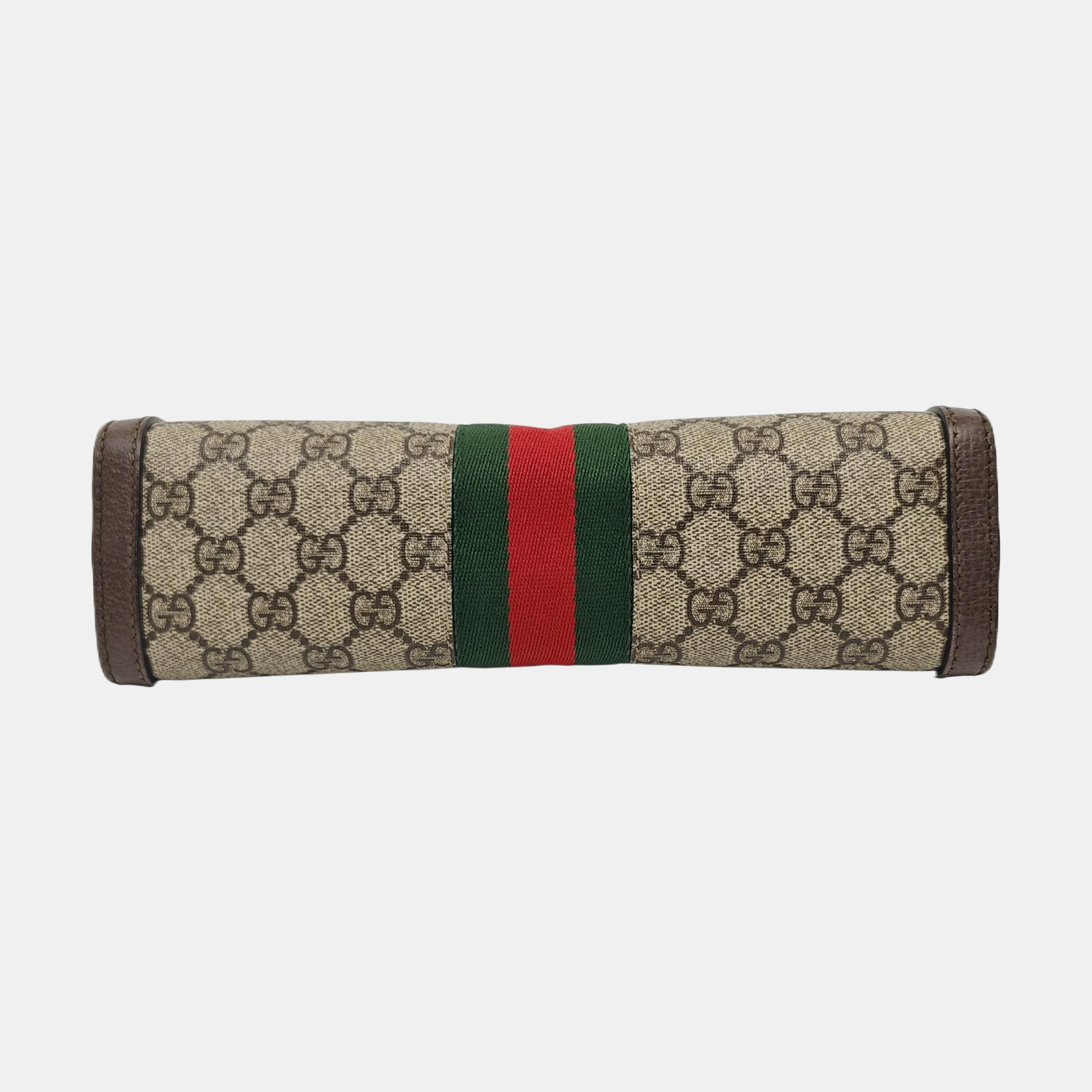 Ophidia Small Monogram Coated Canvas Beige