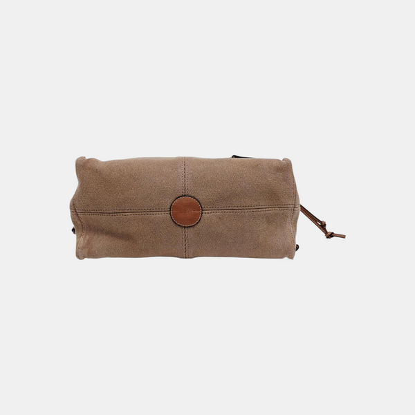 Cushion Small Canvas Brown