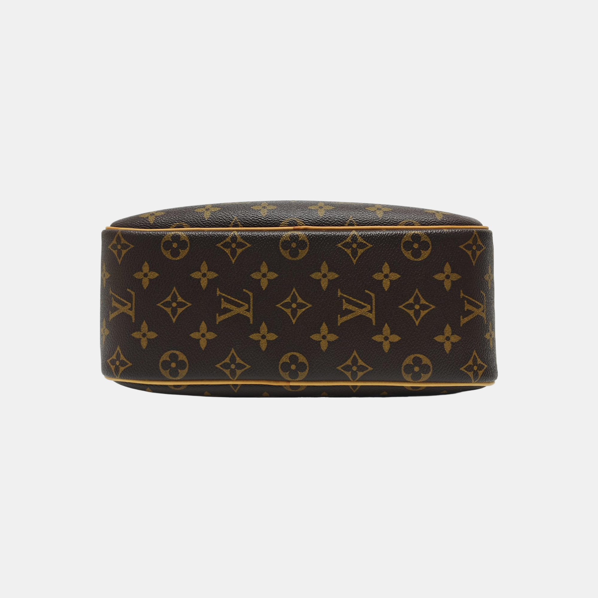DEAUVILLE Monogram Coated Canvas Brown