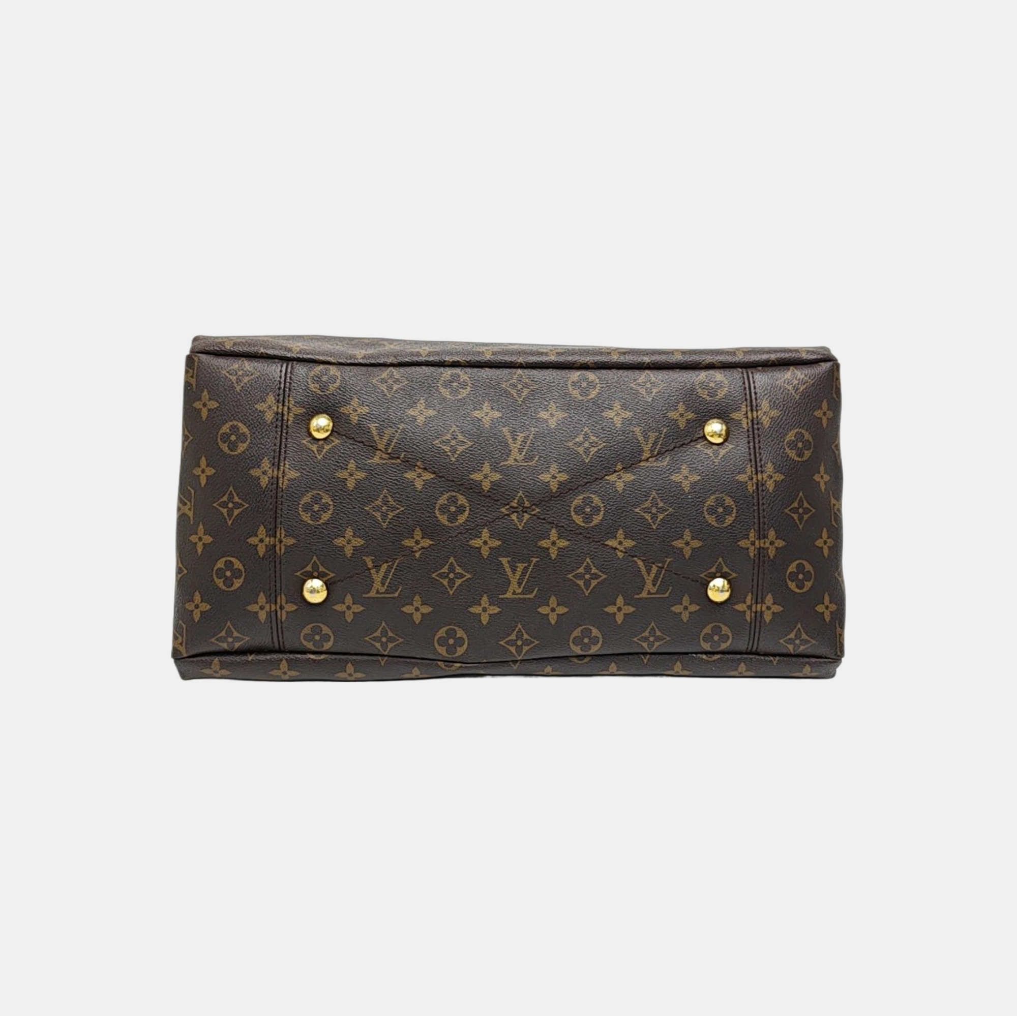 ARTSY MM Monogram Coated Canvas Brown