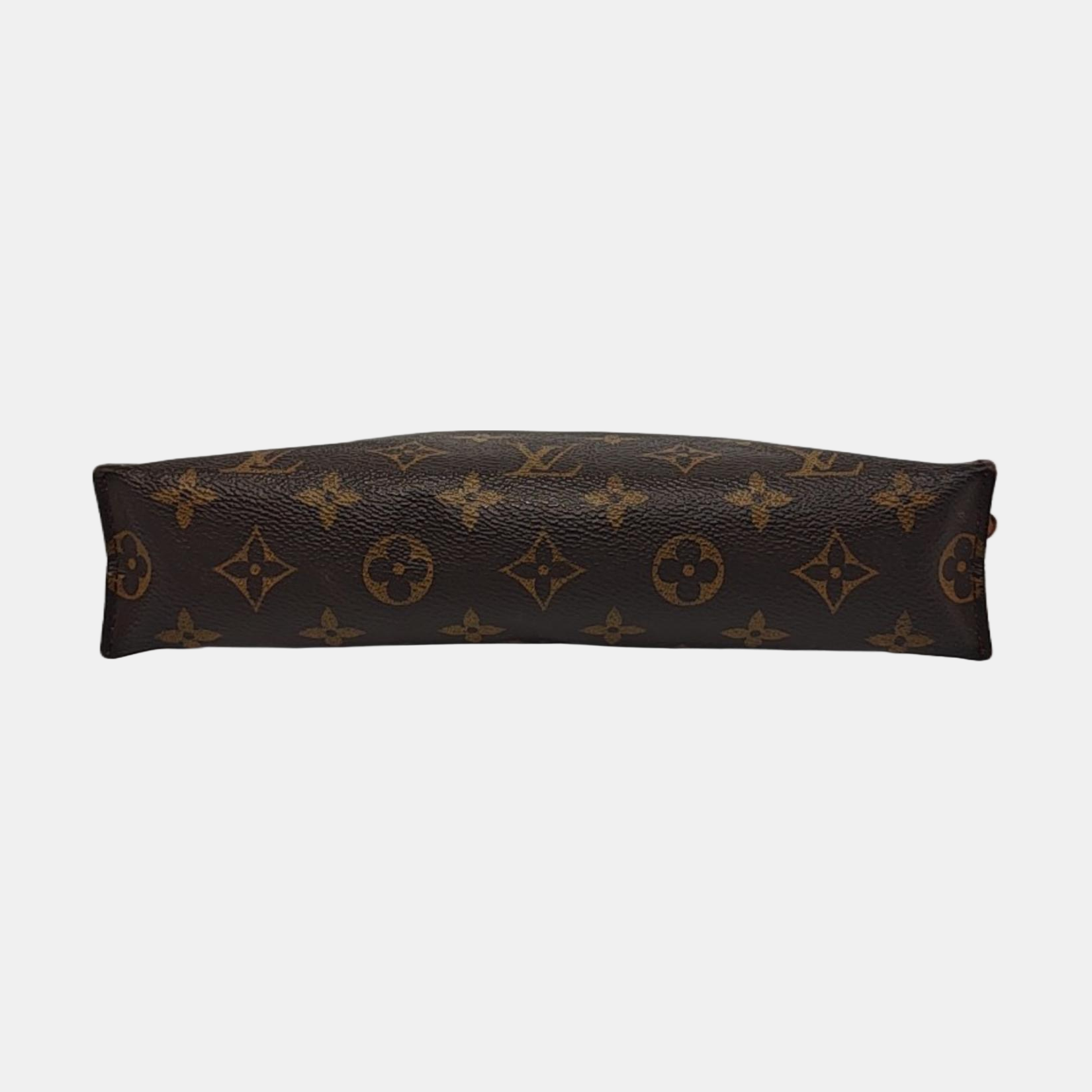 TOILET POCKET 26 Monogram Coated Canvas Brown