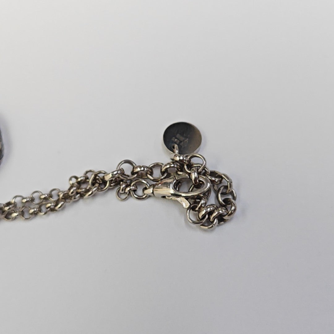 Interlocking G 925 Sterling Silver Necklace
