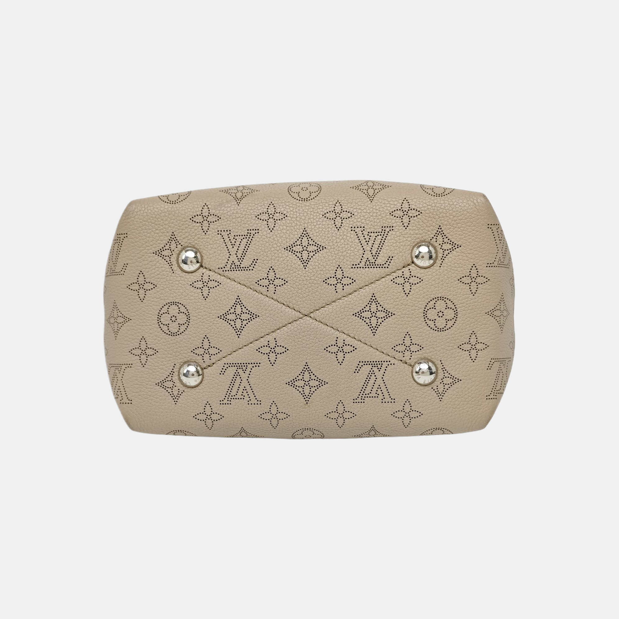 BELLA Monogram Calfskin Gray