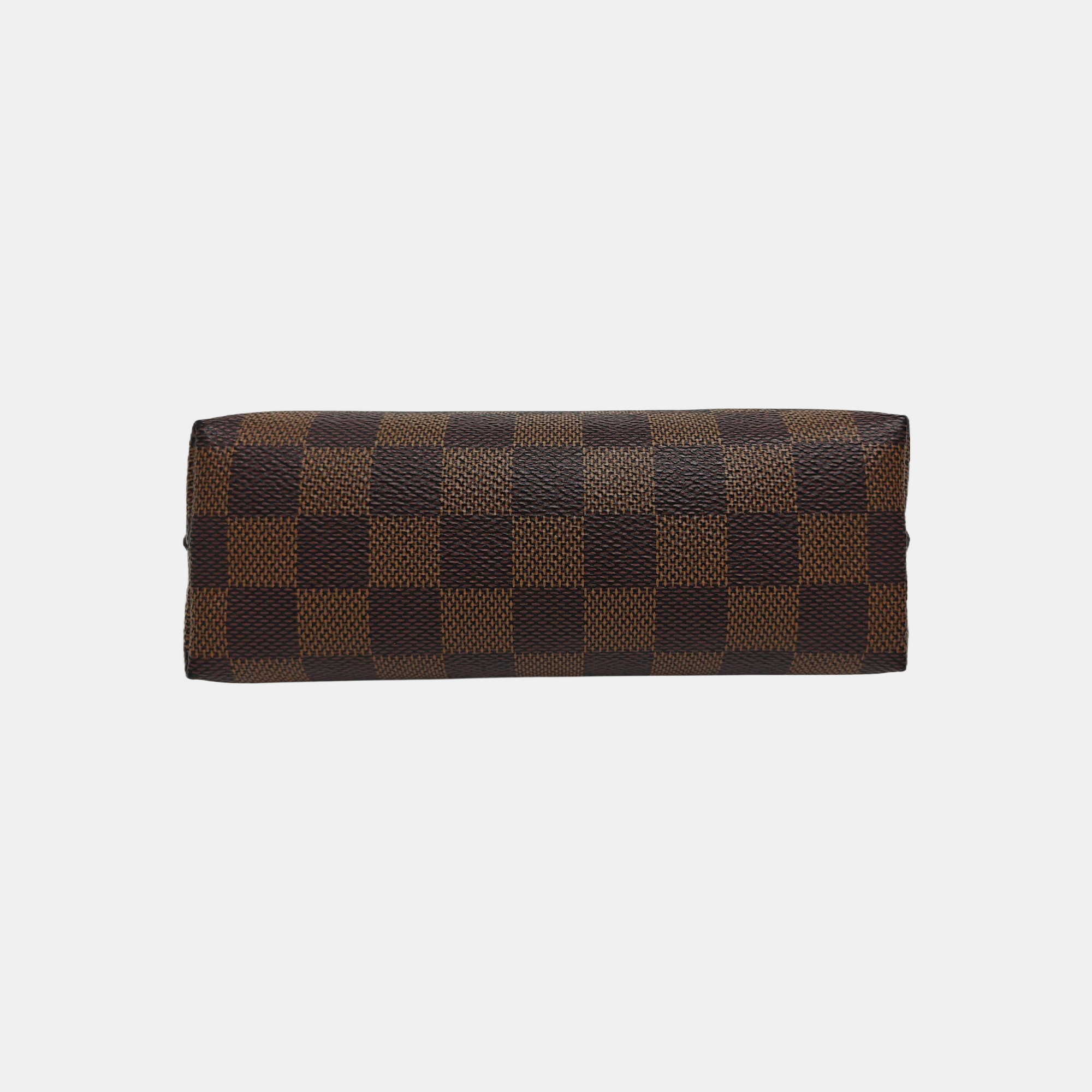 COSMETIC PM Damier Ebene Coated Canvas Brown
