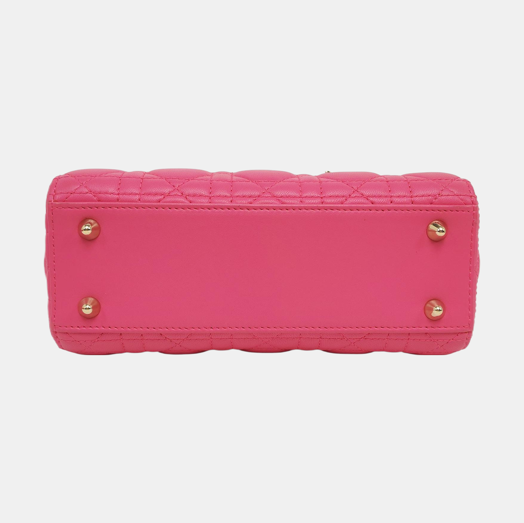 Authenticated pre-owned  Lady Dior Small Cannage Lambskin Pink - Tote Bag at Looply
