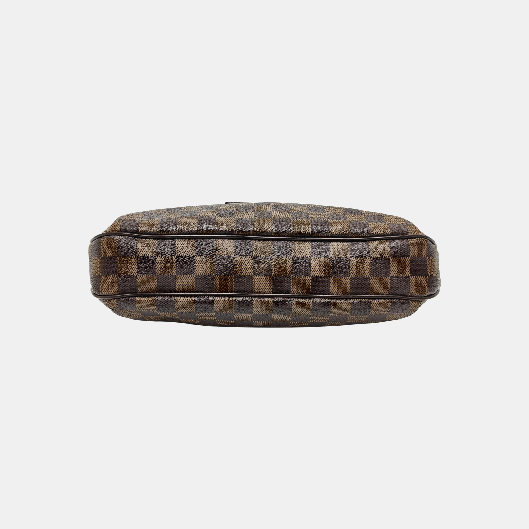 GALLIERA Damier Ebene Coated Canvas Brown