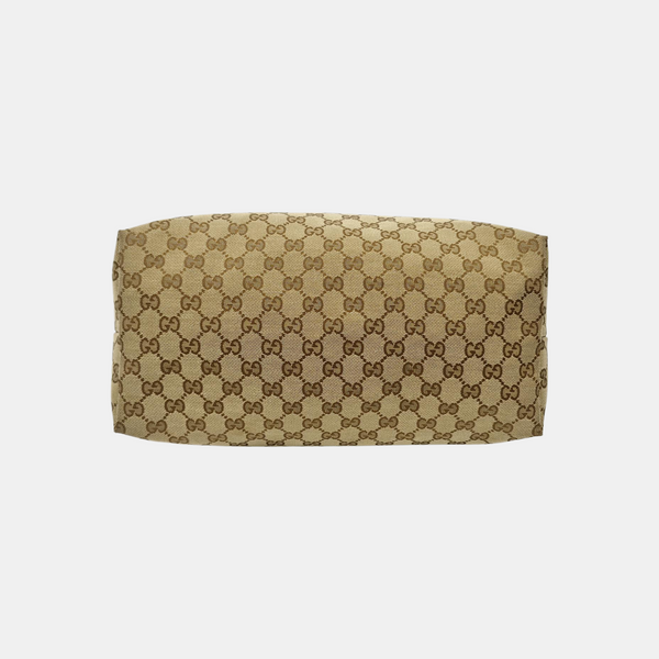 Monogram Canvas Tote Bag Brown