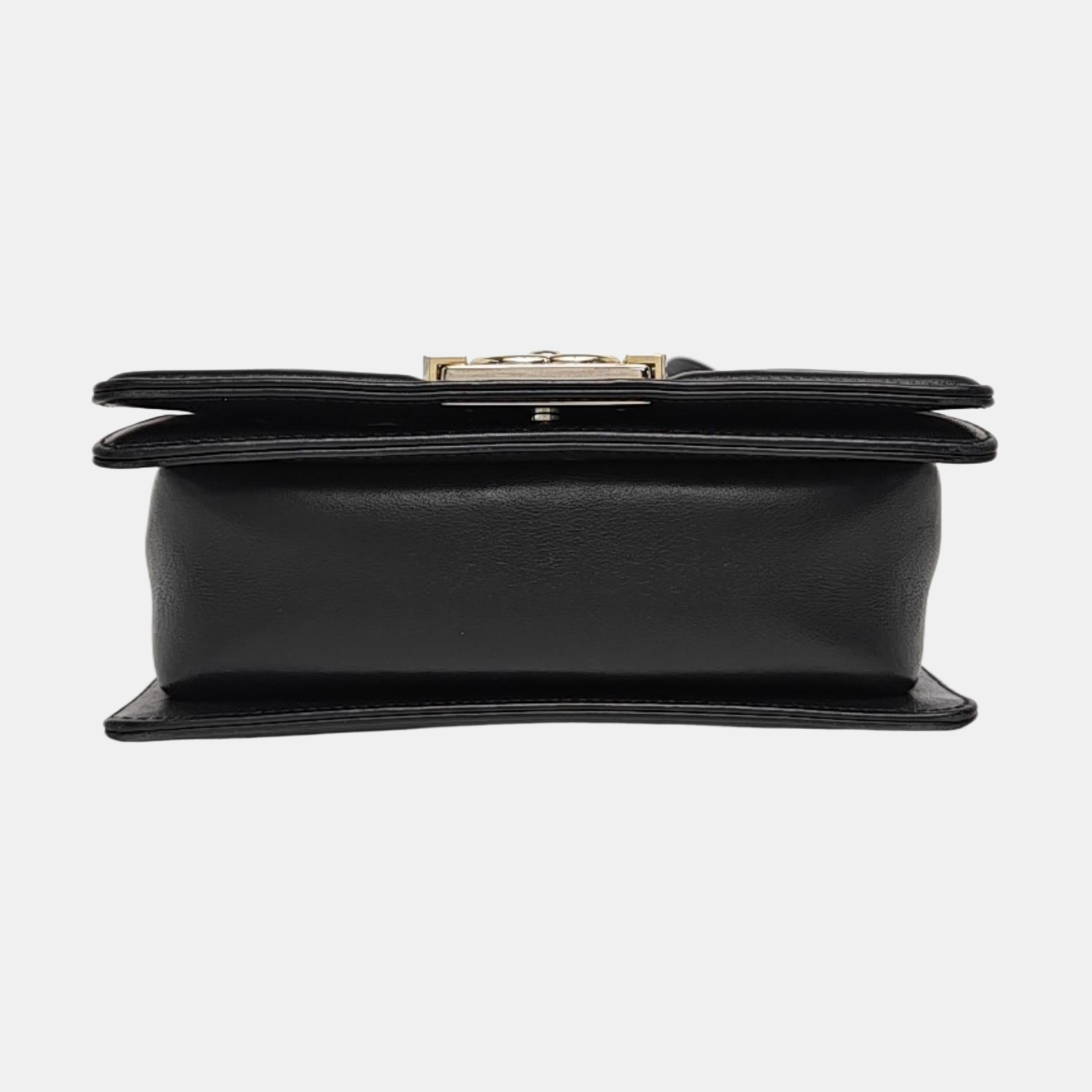 BOY CHANEL Small Chevron Calfskin Black