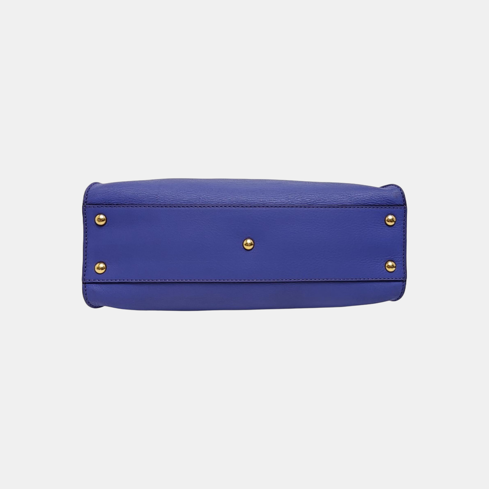 Peekaboo Medium Calfskin Purple