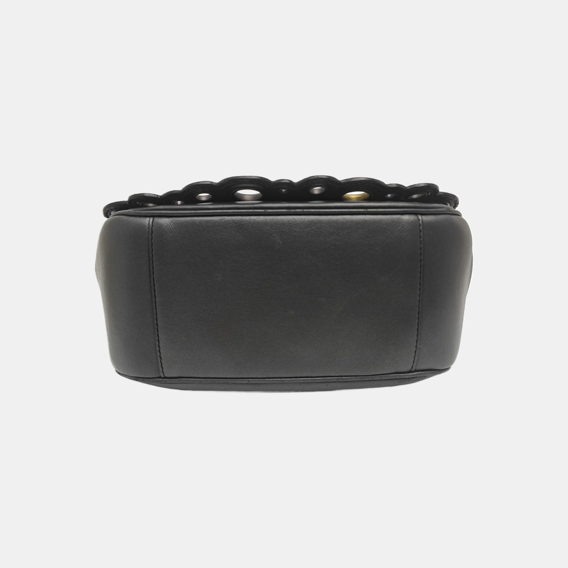 Lambskin Shoulder Bag Gray