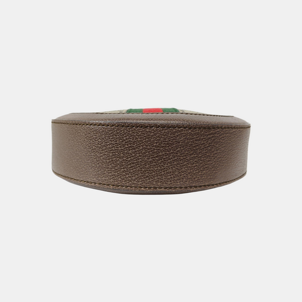Ophidia Mini Monogram Coated Canvas Beige