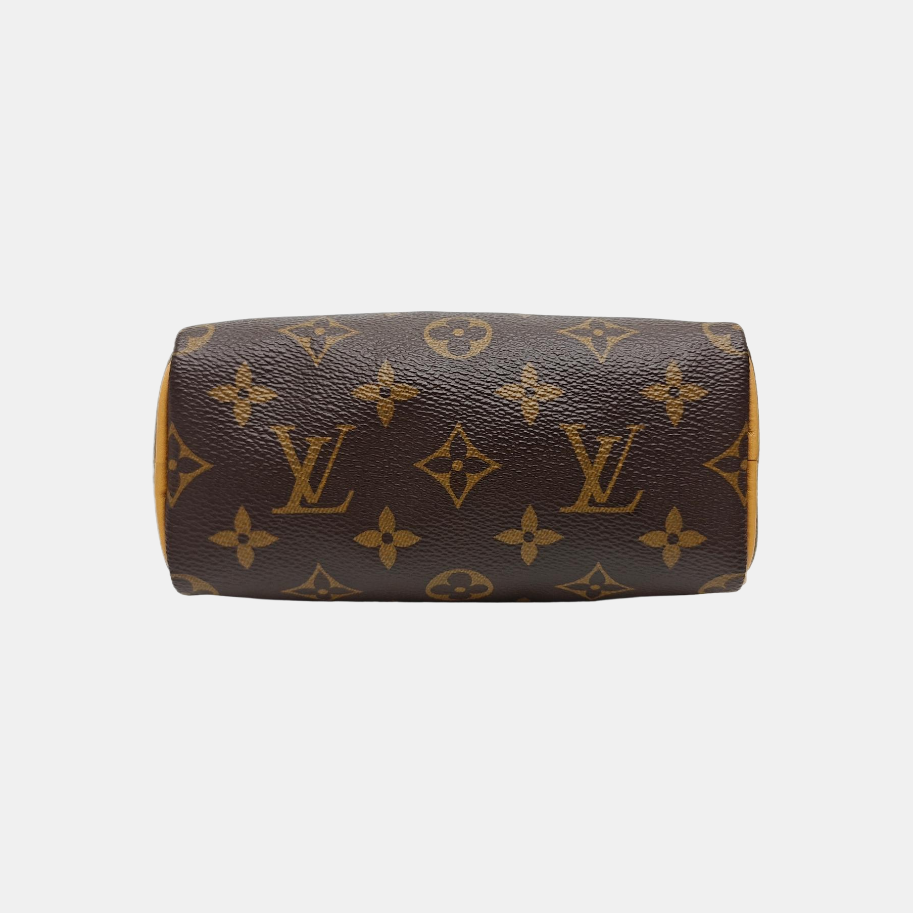 SPEEDY Nano Monogram Coated Canvas Brown