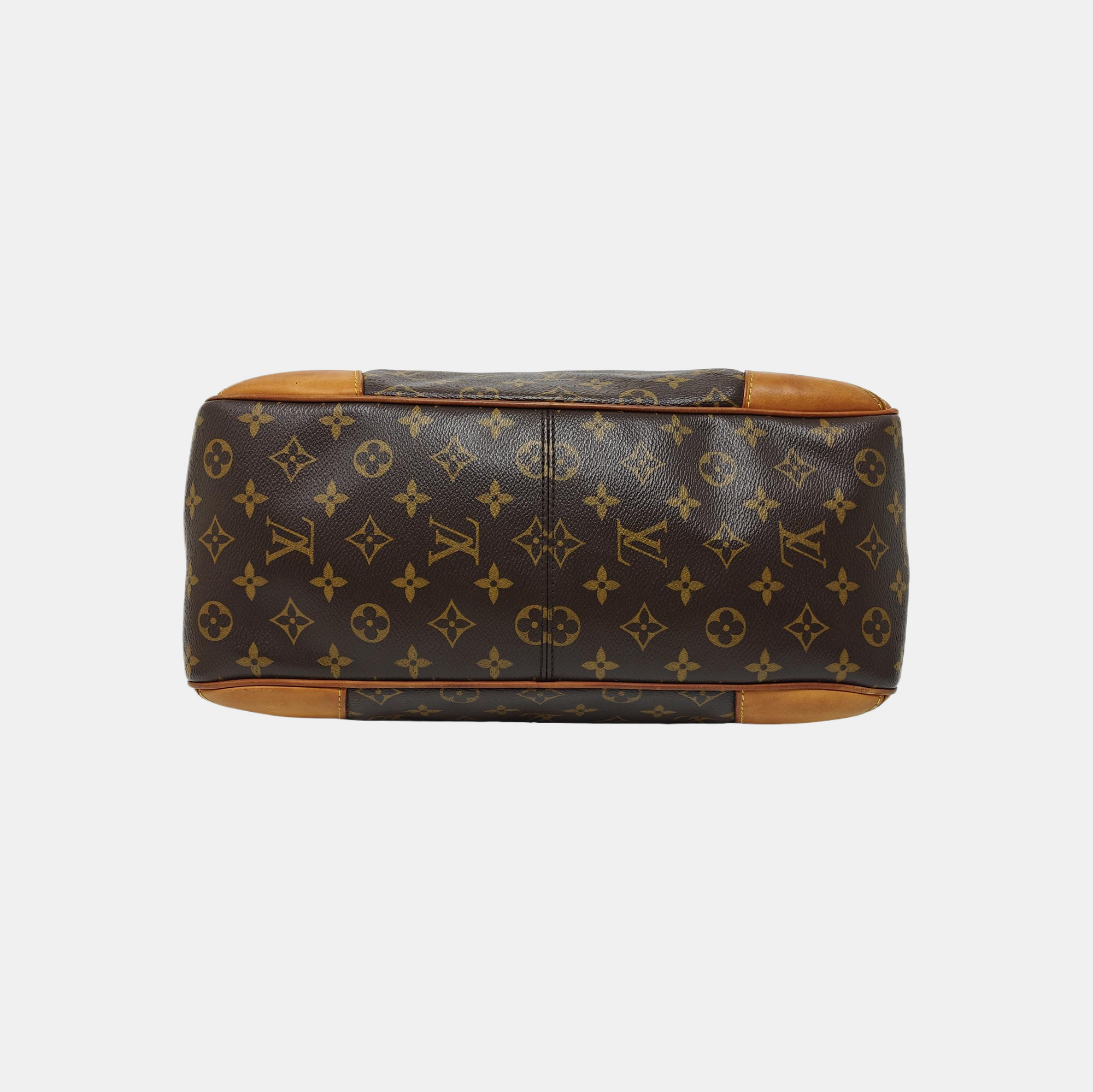ESTRELA MM Monogram Coated Canvas Brown