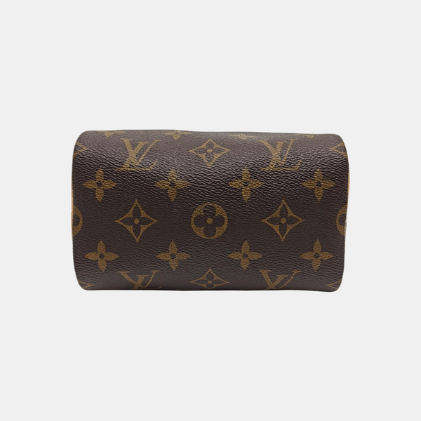 SPEEDY Nano Monogram Coated Canvas Brown