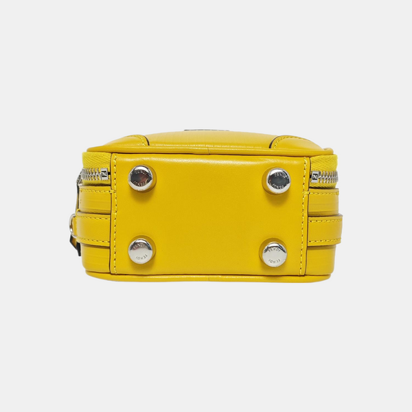 Calfskin Shoulder Bag Mini Yellow