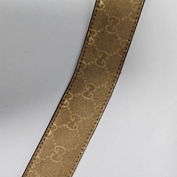 Leather Belt Gold