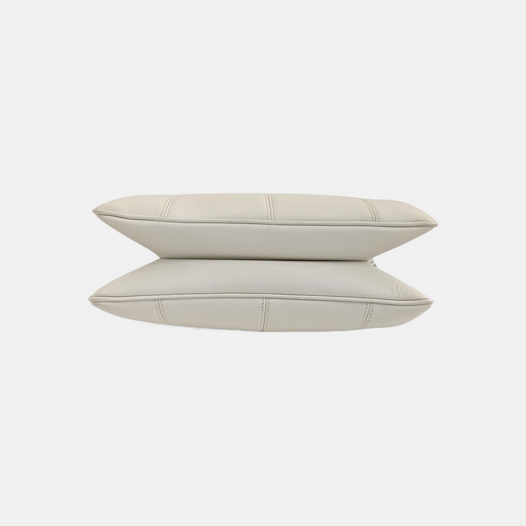Calfskin Shoulder Bag White