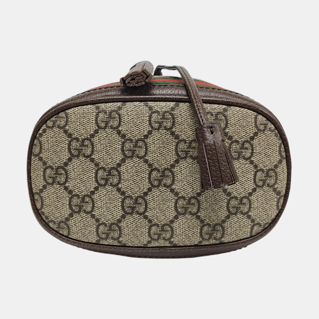 Ophidia Mini Monogram Coated Canvas Beige