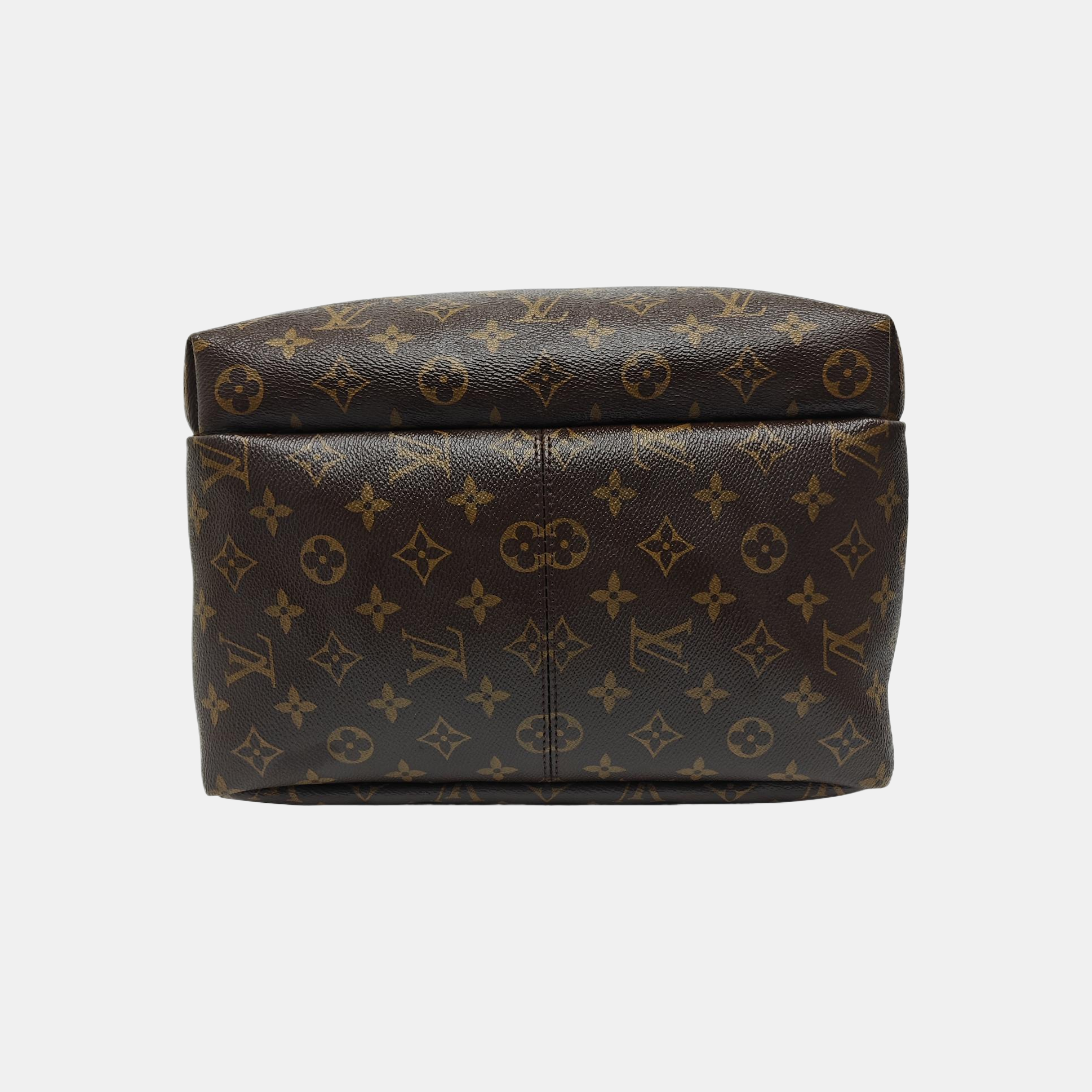 JOSH Monogram Coated Canvas Brown