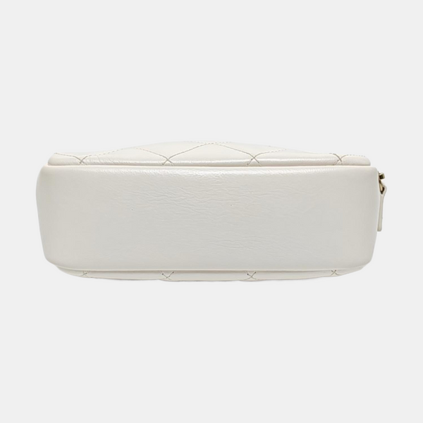 Quilted Lambskin White
