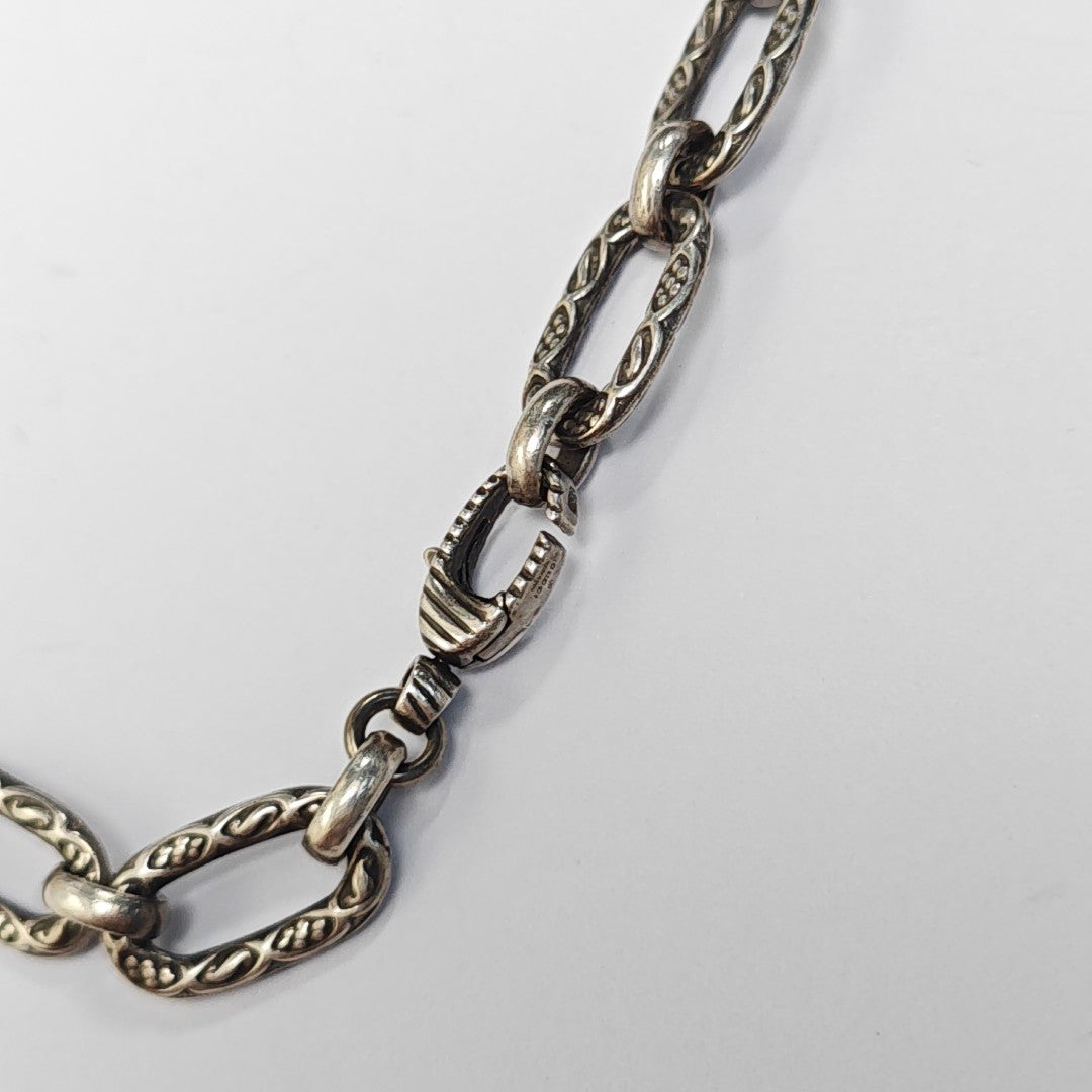 Interlocking G 925 Sterling Silver Necklace