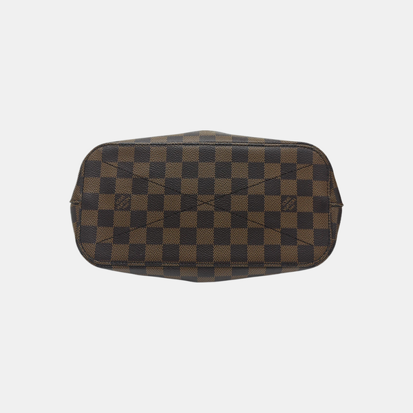 SIENA Damier Ebene Coated Canvas Brown
