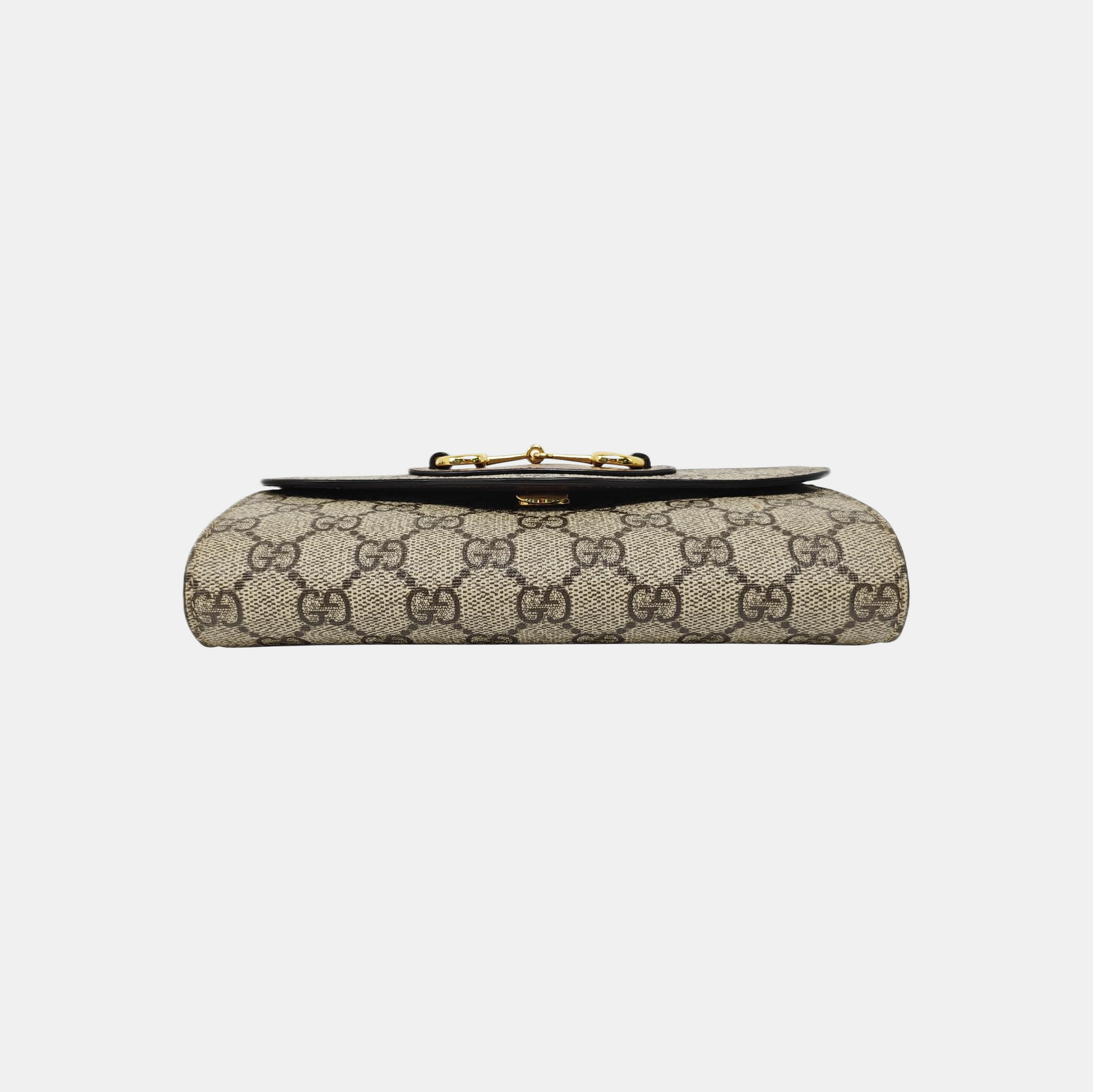 Horsebit 1955 Mini Monogram Coated Canvas Beige