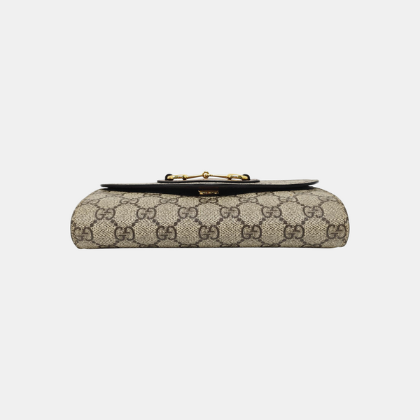 Horsebit 1955 Mini Monogram Coated Canvas Beige